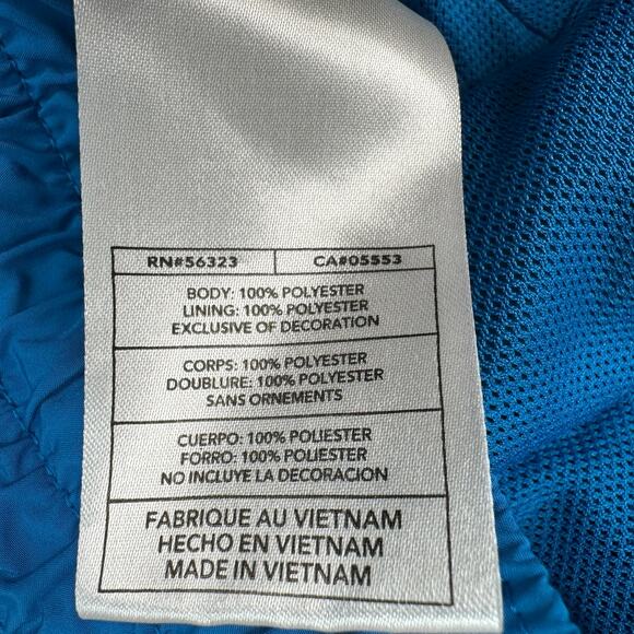 Nike Shorts Blue Retro Running White Trim WMNS M Athletic Track Gym Shorts - Picture 8 of 8